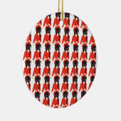 Queens Guard Soldiers Pattern Keramik Ornament (Rechts)