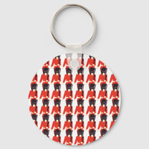 Queens Guard Soldiers Pattern Schlüsselanhänger