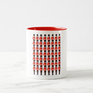 Queens Guard Soldiers Pattern Zweifarbige Tasse