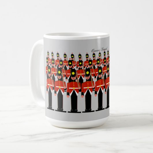 Queens Guard Tasse (Vorderseite Links)