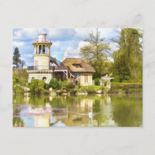 Queen's Hamlet, Versailles, Frankreich, Postcard Postkarte (Vorderseite)