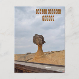 Queen's Head in Yehliu Geopark in Taipei Taiwan Postkarte