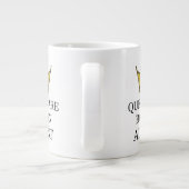 Queens im August Geboren Jumbo-Tasse (Rückseite)