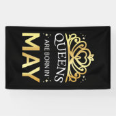 Queens im Mai Geboren Banner (Horizontal)