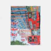 Queen's Jubilee London Fleece Blanket (Vorderseite)