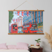 Queen's Jubilee London Wandteppich Mit Holzrahmen (Schlafzimmer)