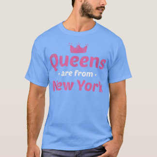 Queens kommen aus New York New Yorker Heimat Nyc H T-Shirt