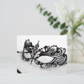 Queens Mask Postkarte (Stehend Vorderseite)