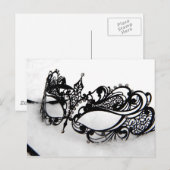 Queens Mask Postkarte (Vorne/Hinten)