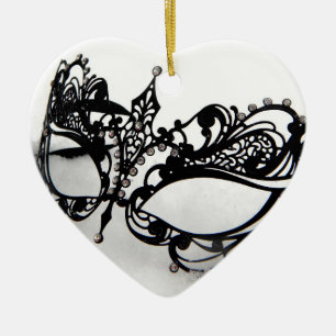 Queens-Maske Keramikornament