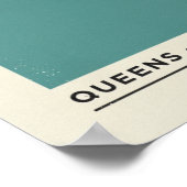 Queens Modernist City Poster (Ecke)