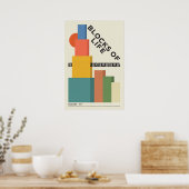 Queens Modernist City Poster (Küche)