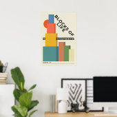 Queens Modernist City Poster (Heimbüro)