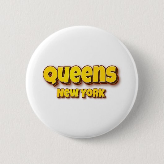 Queens New York Button (Vorderseite)