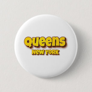 Queens New York Button