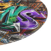 Queens New York Graffiti-Wandkunst Schneidebrett (Ecke)