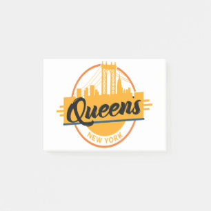 Queens New York Post-it Klebezettel