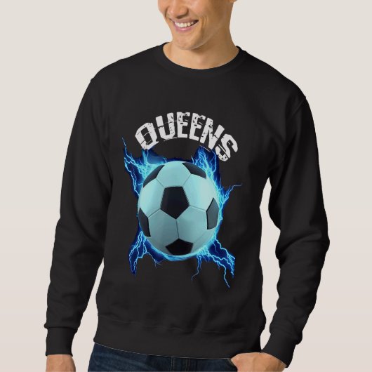 Queens New York Soccer Sweatshirt (Vorderseite)