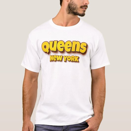 Queens New York T-Shirt (Vorderseite)