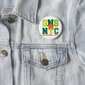 Queens, NY grüner Knopf Button (Beispiel)