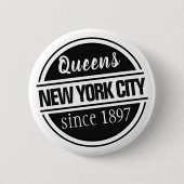 Queens NYC 1897 Button (Vorderseite)