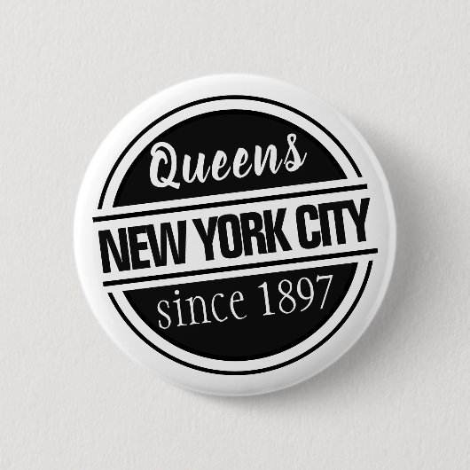 Queens NYC 1897 Button (Vorderseite)