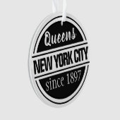 Queens NYC 1897 Ornament (Vorderseite)