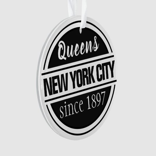 Queens NYC 1897 Ornament (Vorderseite)