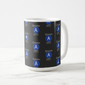 Queens NYC A-Zug Kaffeetasse (VorderseiteRechts)