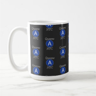Queens NYC A-Zug Kaffeetasse