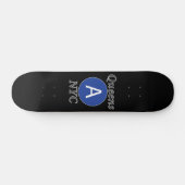 Queens NYC A-Zug Skateboard (Horizontal)