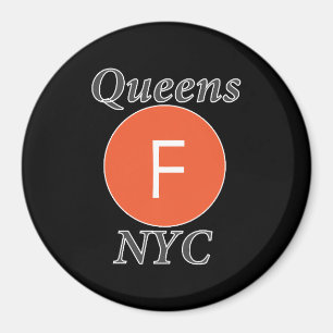 Queens NYC F-Zug Magnet