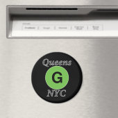 Queens NYC G Zug Magnet (In Situ (Geschirrspüler))