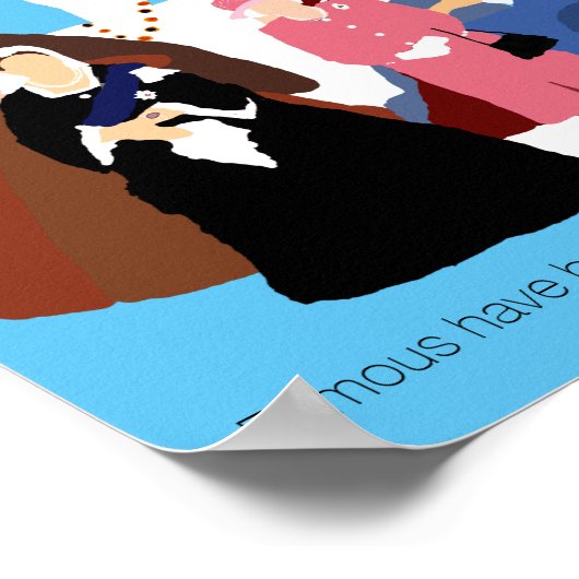 Queens of England Poster (Ecke)