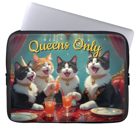 Queens only! laptopschutzhülle (Vorderseite)