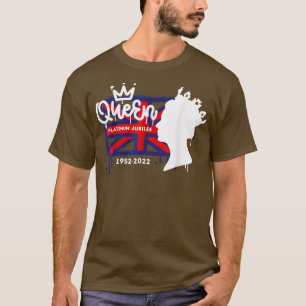 Queens Platinum Jubilee 2022 70 Britische Monarch  T-Shirt