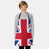 Queen's Platinum Jubilee 2022 70th Union Jack Apr Schürze (Getragen)