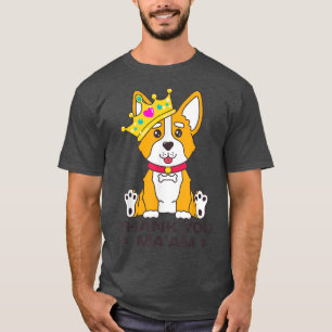 Queens Platinum Jubilee 70 Jahre Funny Corgi Dog L T-Shirt