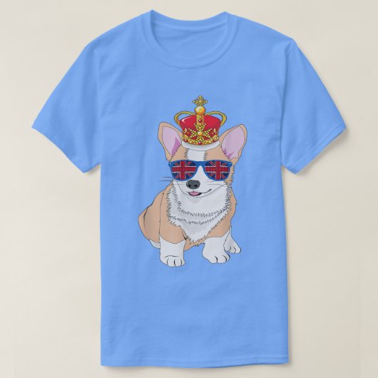 Queens Platinum Jubilee 70 Years Souvenir British T-Shirt (Design vorne)