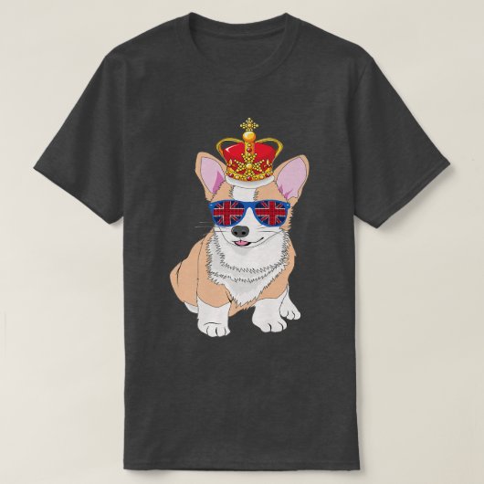 Queens Platinum Jubilee 70 Years Souvenir British T-Shirt (Design vorne)