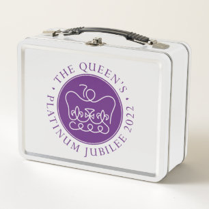Queen's Platinum Jubilee Metall Brotdose