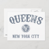 *Queens Postkarte (Vorne/Hinten)