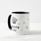 Queens Rule Crown  Tasse (Vorderseite Links)