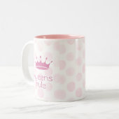 Queens Rule Crown Zweifarbige Tasse (Vorderseite Links)