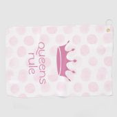 Queens Rule Golfhandtuch (Horizontal)