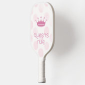 Queens Rule Pink Crown  Pickleball Schläger (Links)