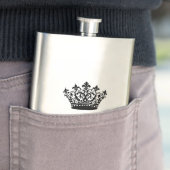 Queens Rule Stainless Flachmann (Beispiel)