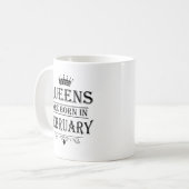 Queens sind im Februar Tasse Geboren (Vorderseite Links)