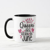 Queens sind im Juni Geboren Tasse (Links)