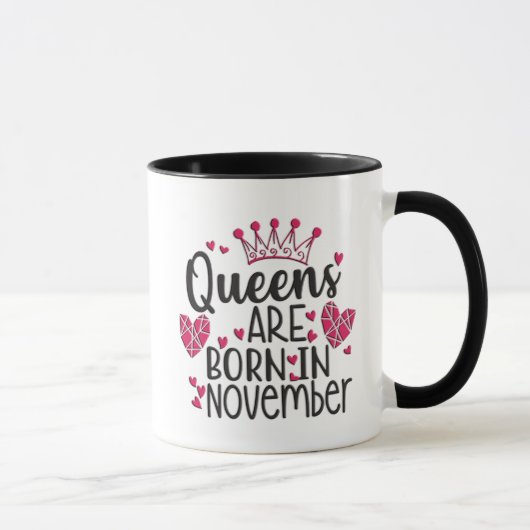 Queens sind im November Geboren Tasse (Rechts)